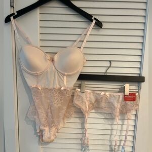 Marie Jo bodysuit and belt .New with tags.Made in Italy